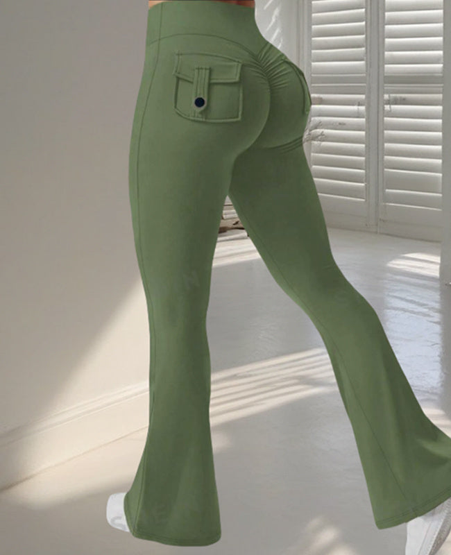 Pantalones Acampanados Yoga y Fitness