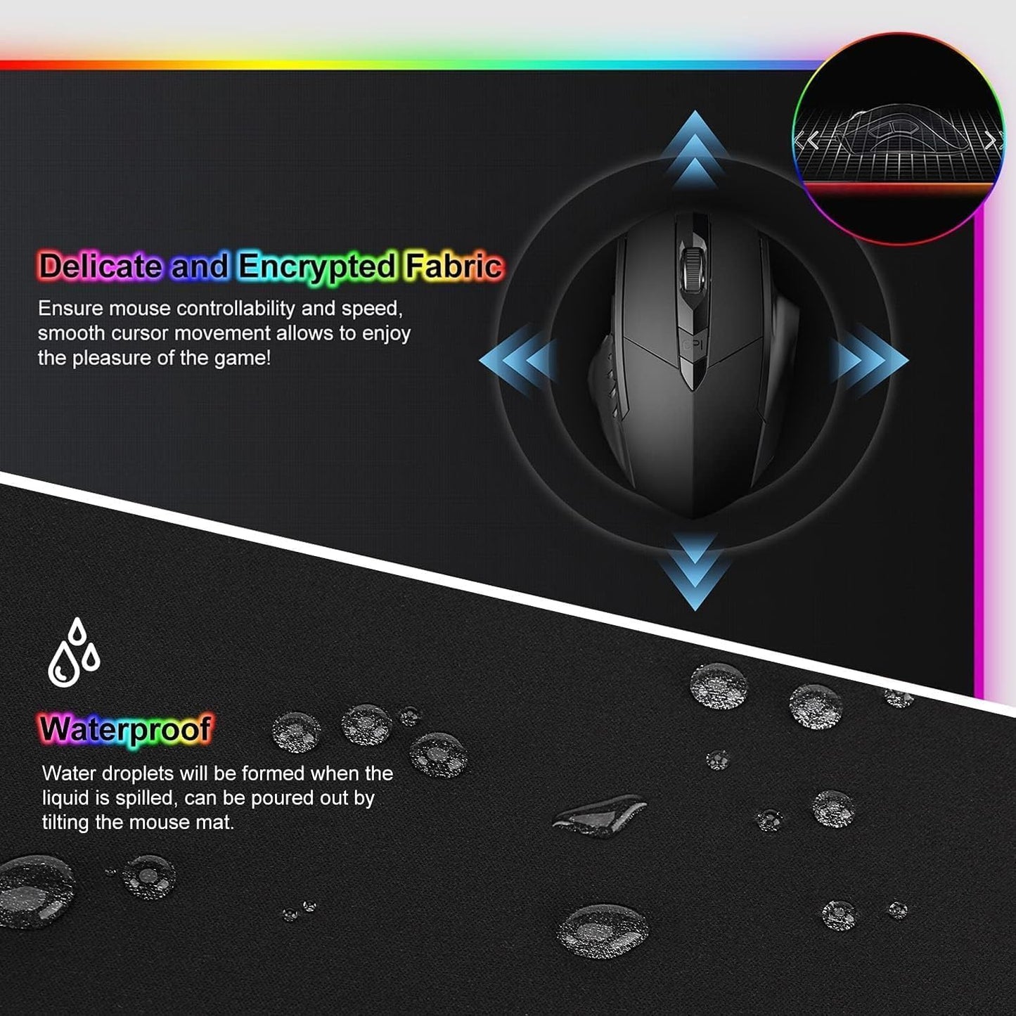 Alfombrilla Gaming RGB