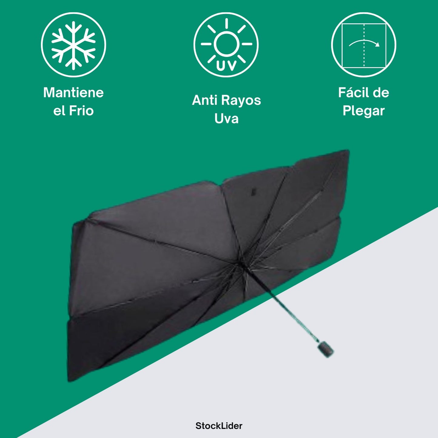Parasol Coche Plegable