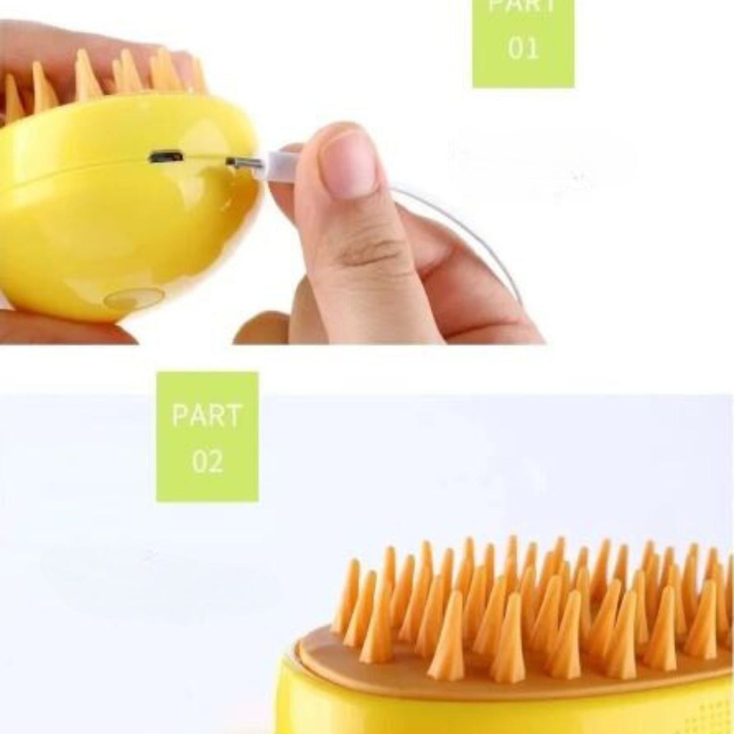 Cepillo de Vapor para Gatos
