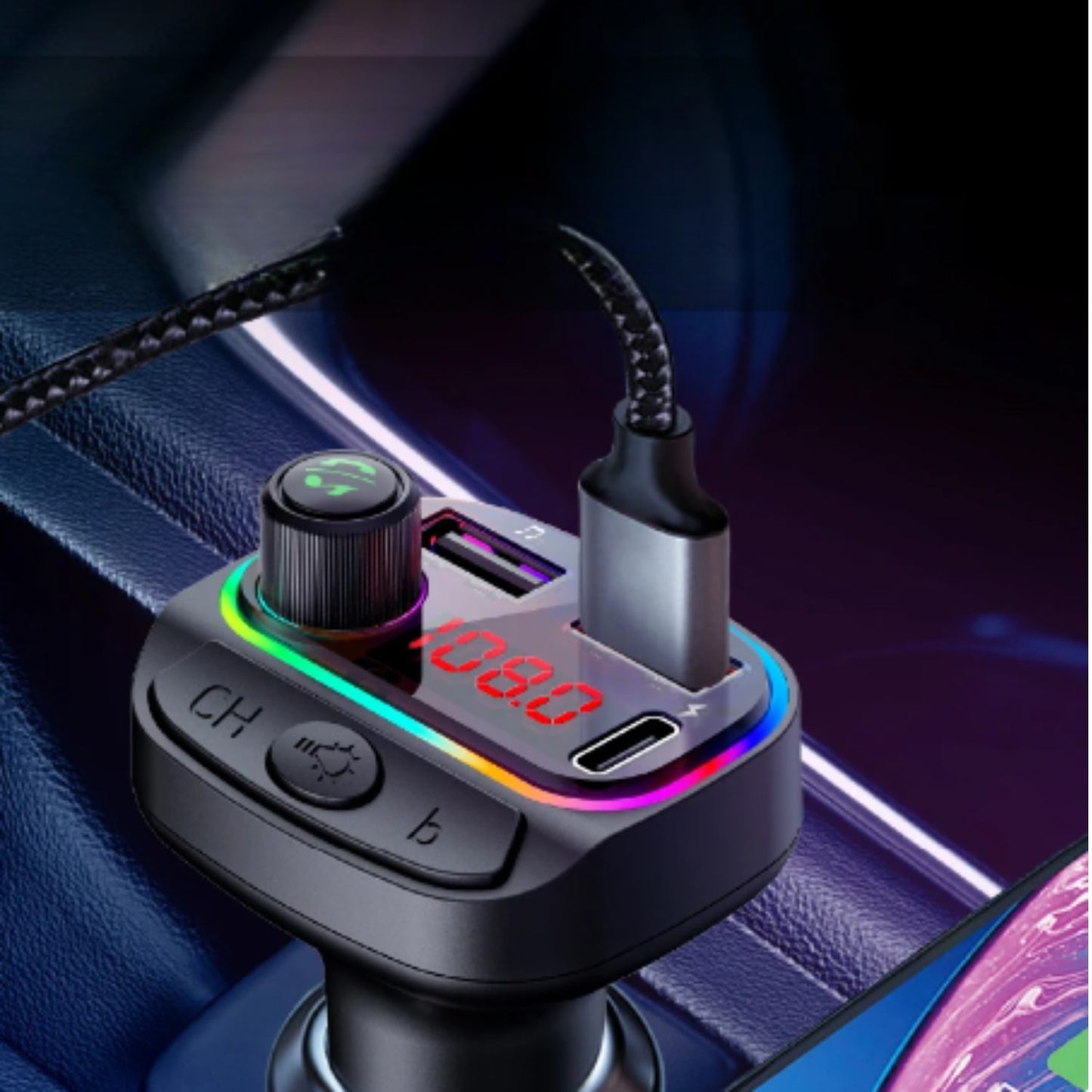 transmisor fm bluetooth