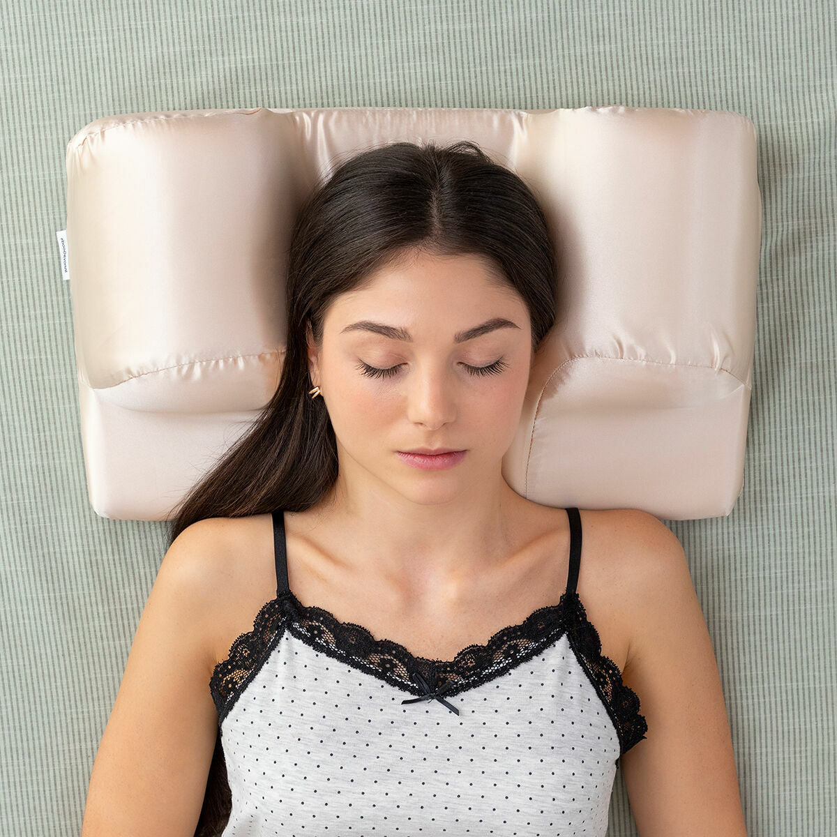 almohada antiarrugas facial
