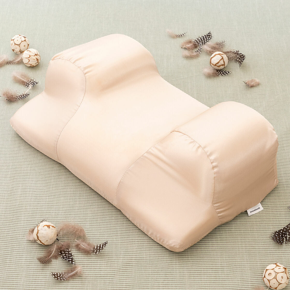 almohada antiarrugas facial