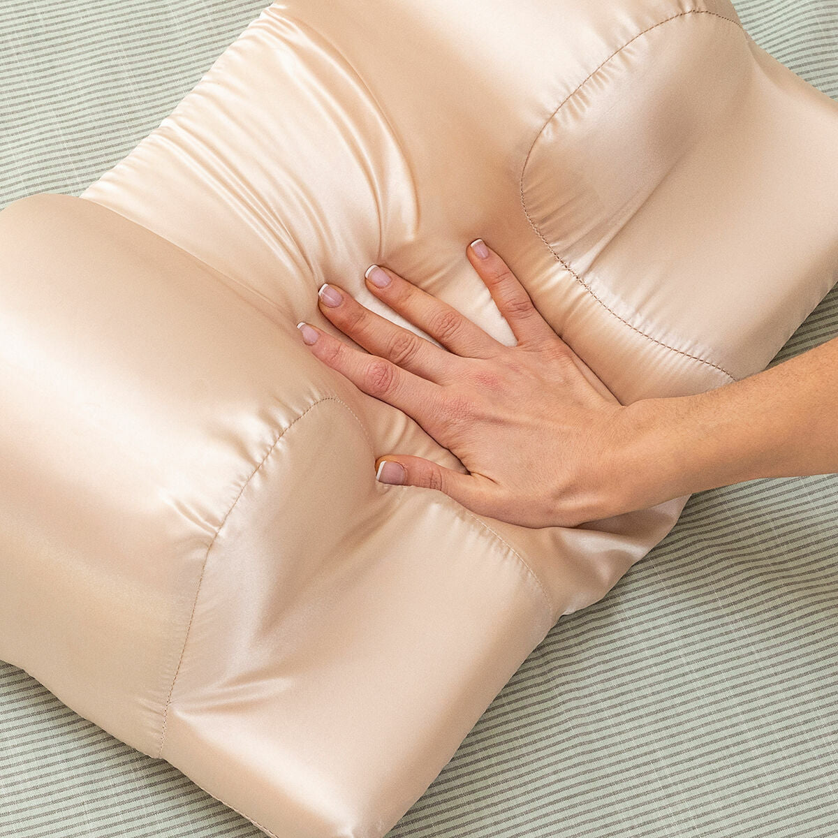 almohada antiarrugas facial