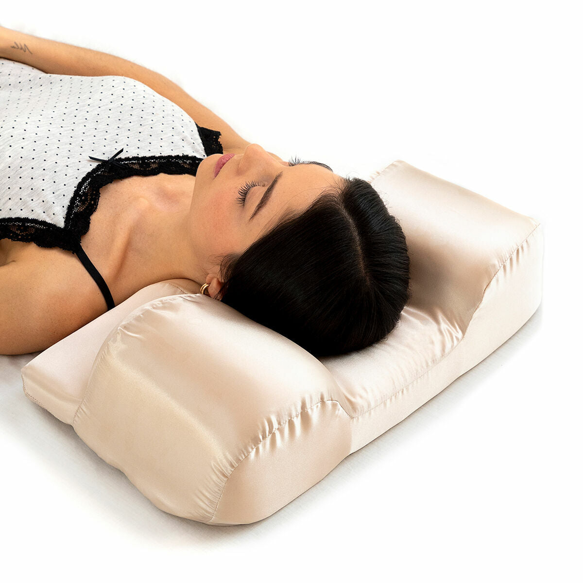 almohada antiarrugas facial