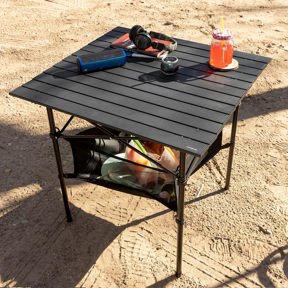mesa de camping plegable