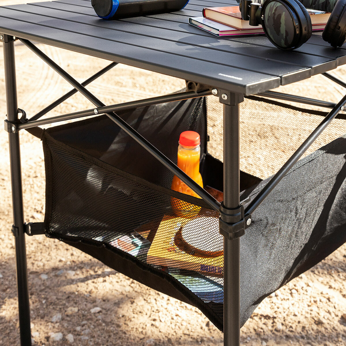 mesa de camping plegable