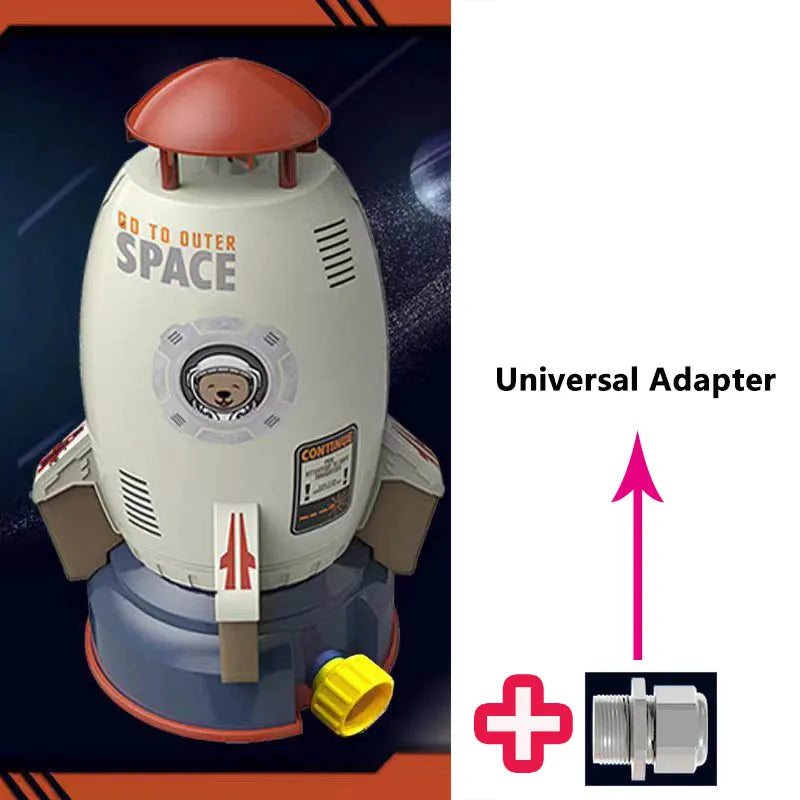 Juguete Aspersor Cohete Espacial