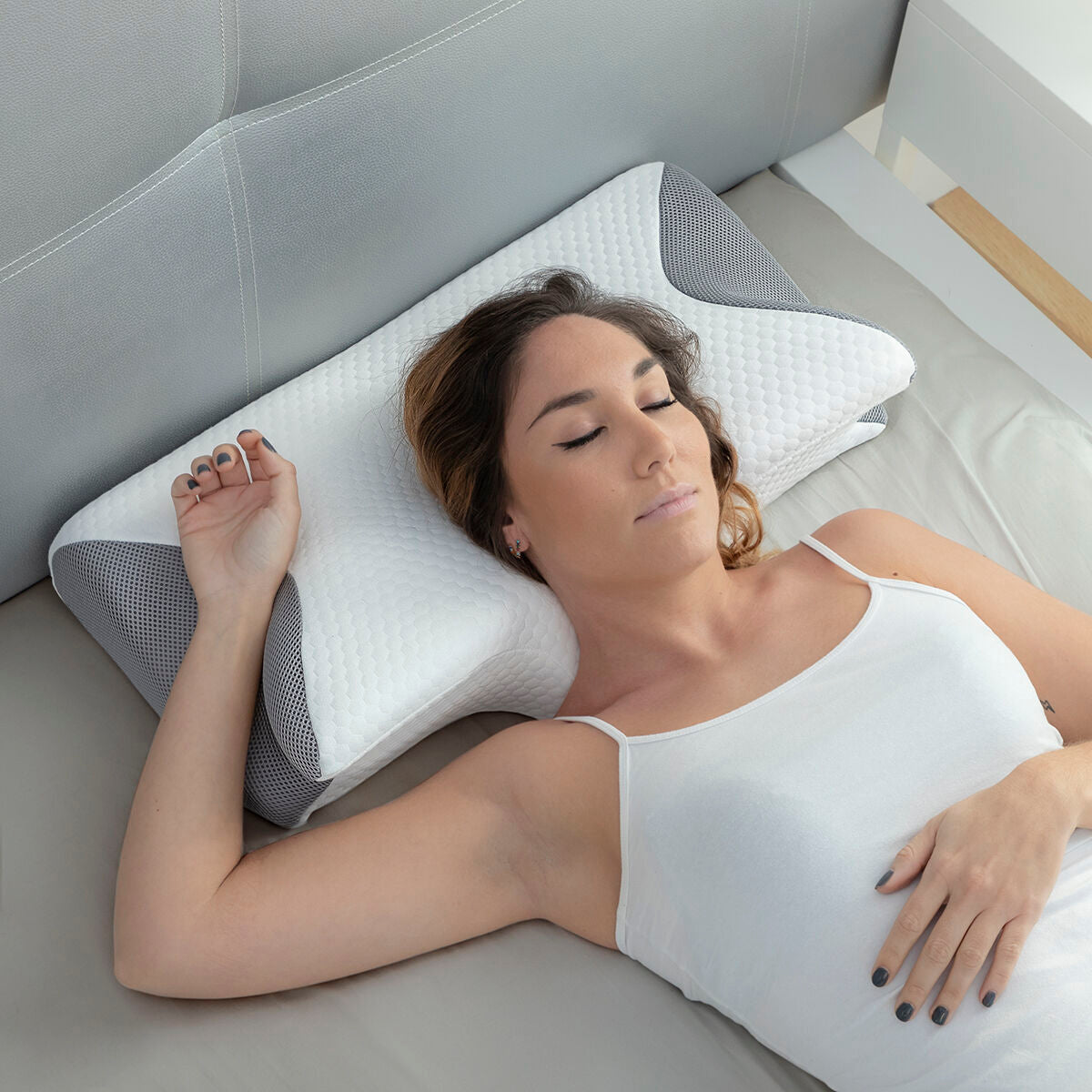 almohada viscoelastica cervical