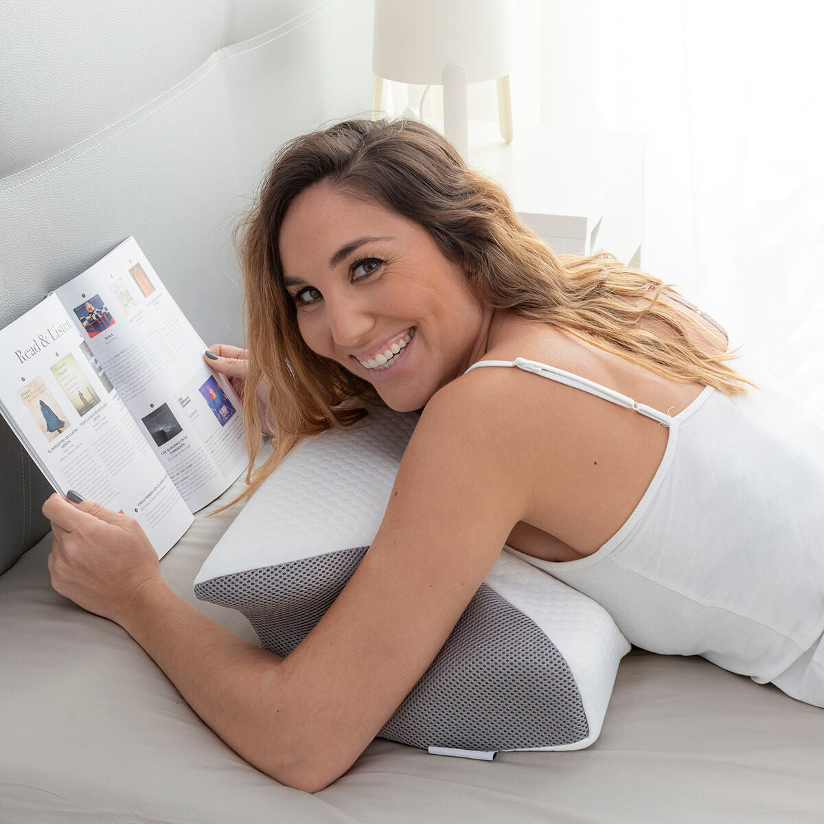 almohada viscoelastica cervical