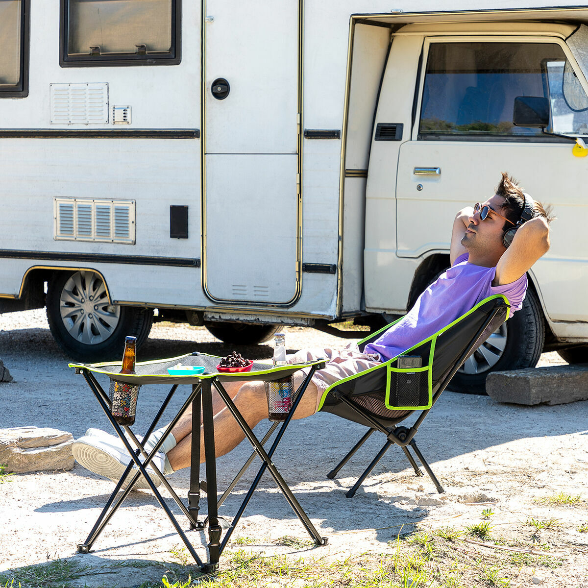 mesa de camping
