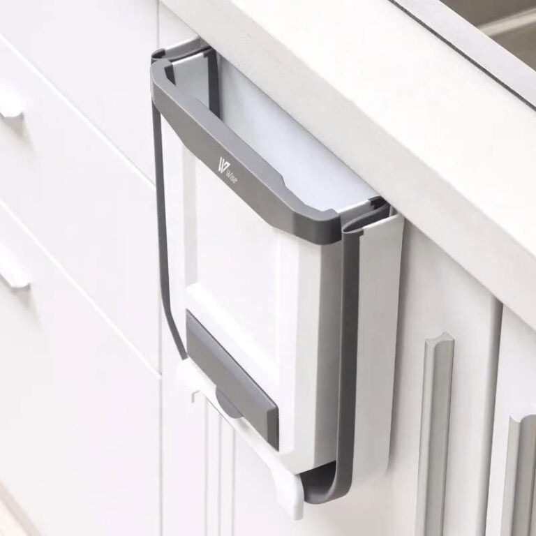 Cubo de basura plegable colgante para cocina