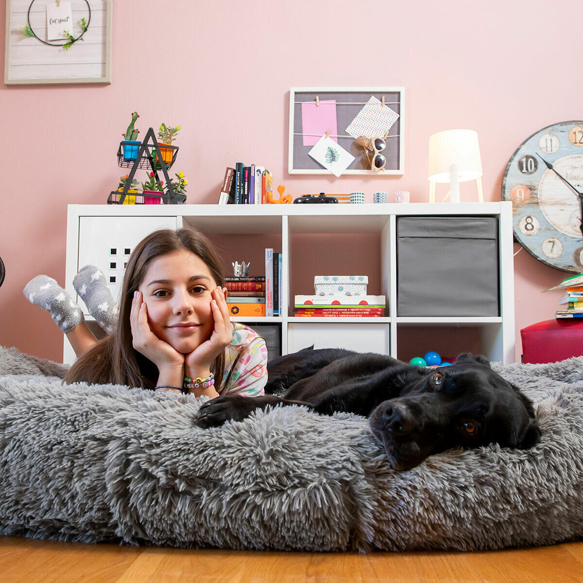 Cama de Perros para Humanos Gris