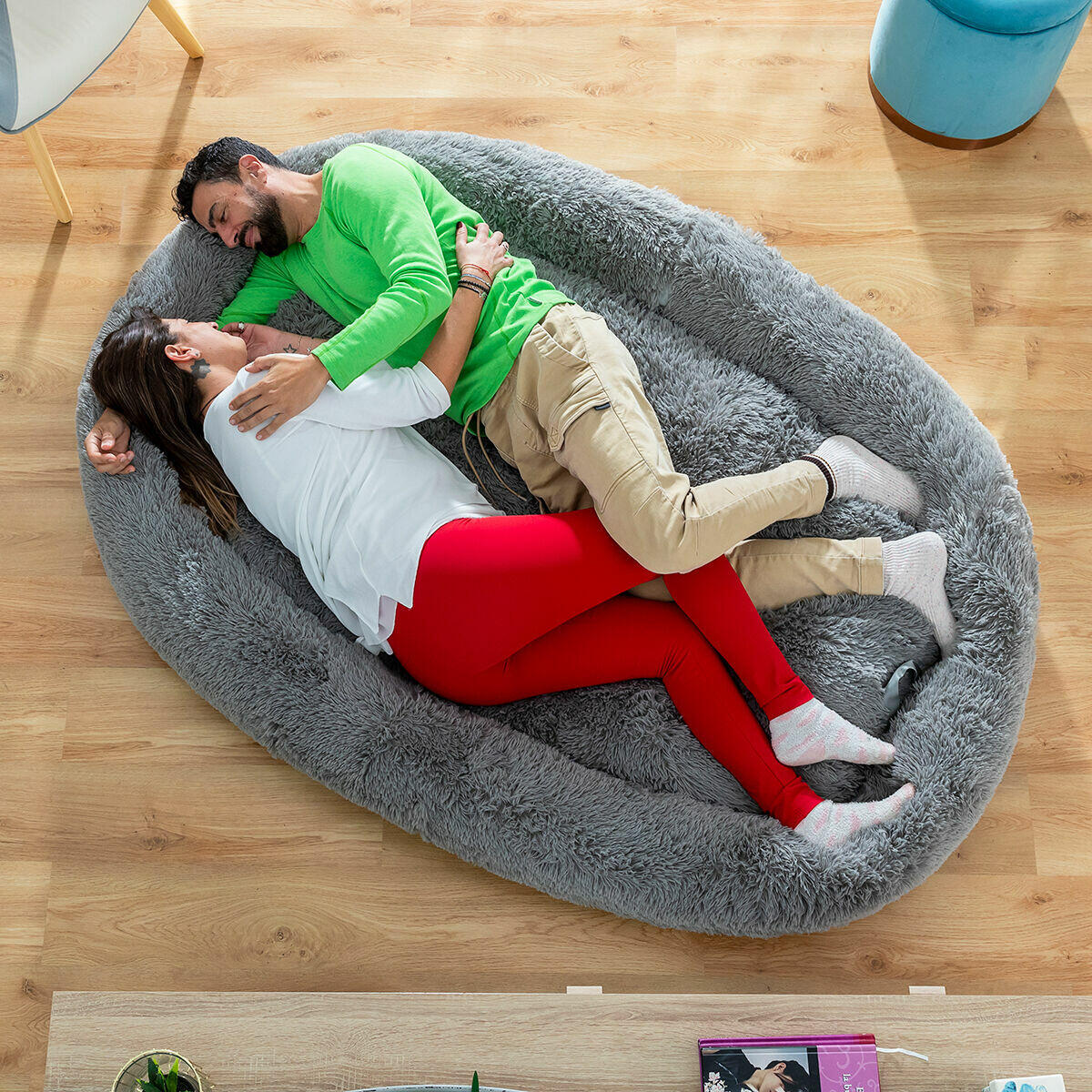 Cama de Perros para Humanos Gris