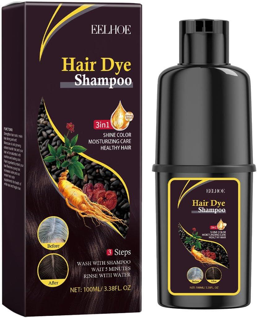 Champú Tinte Negro 3 en 1