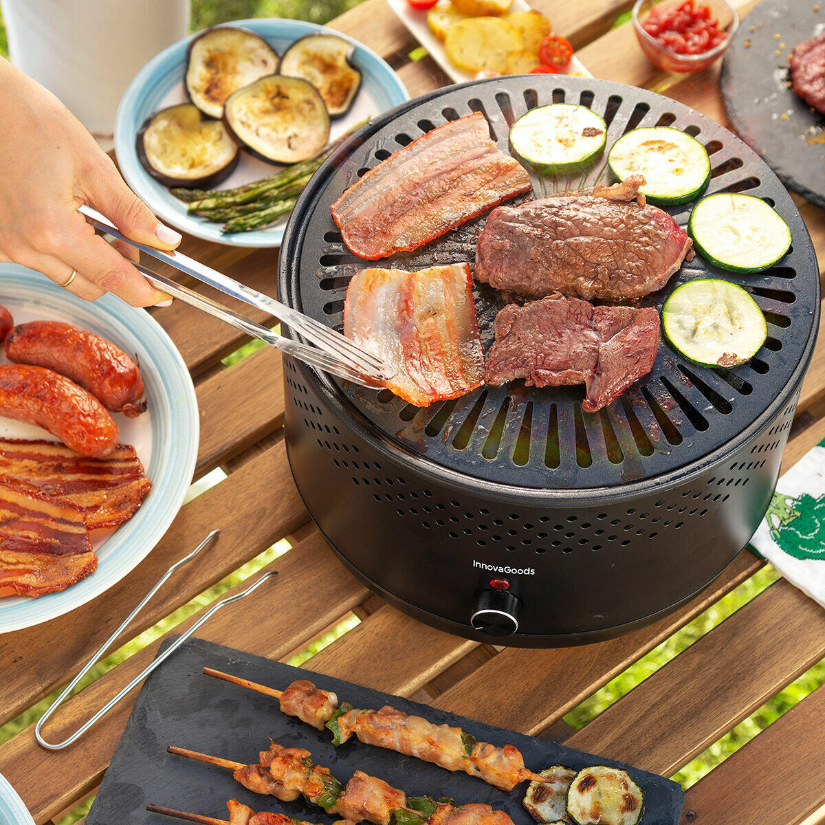 Barbacoa de Carbon sin Humo