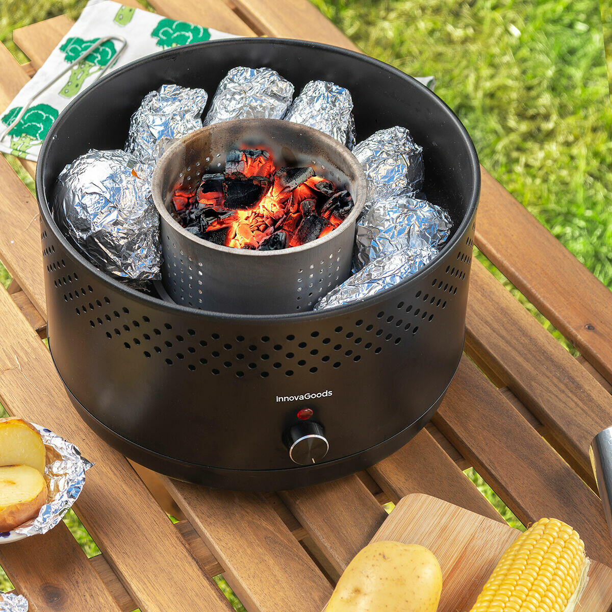 Barbacoa de Carbon sin Humo