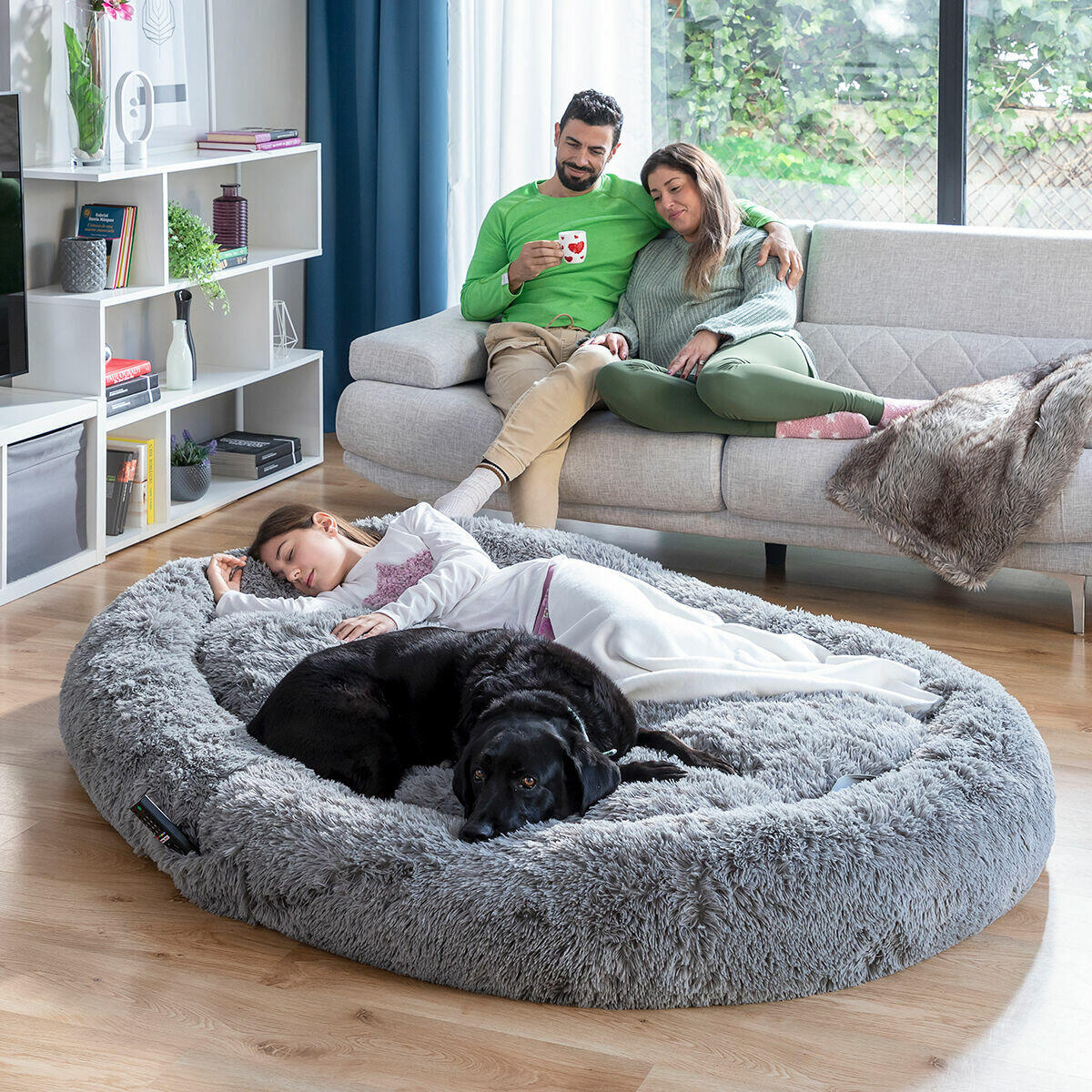 Cama de Perros para Humanos Gris