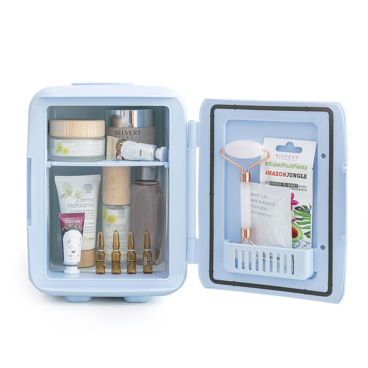 mini nevera para cosmeticos