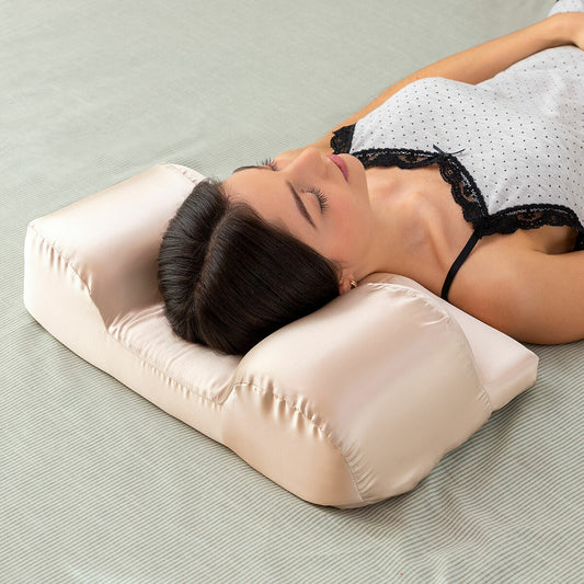 almohada antiarrugas facial