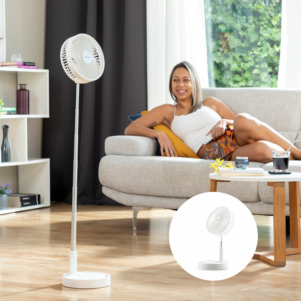 ventilador recargable