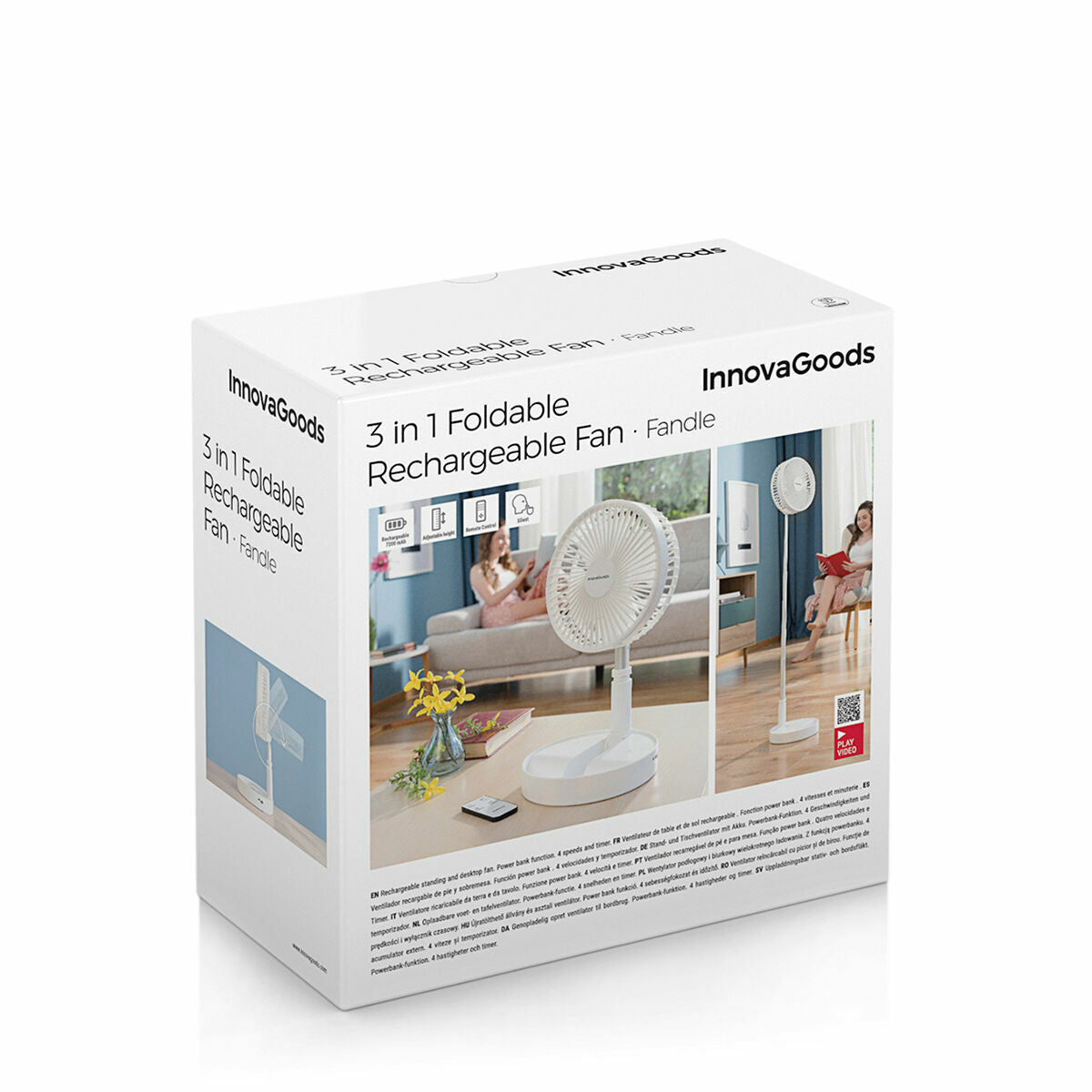 ventilador recargable