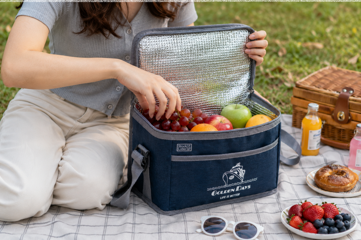 Nevera portátil isotérmica 6L para playa, picnic y excursiones