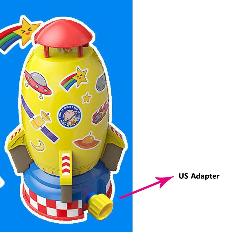Juguete Aspersor Cohete Espacial