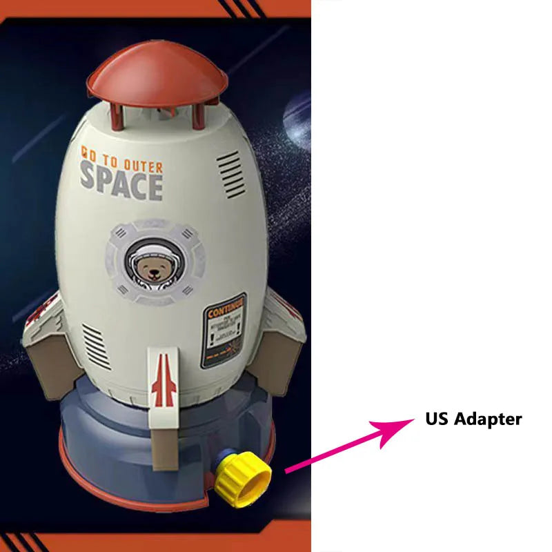 Juguete Aspersor Cohete Espacial
