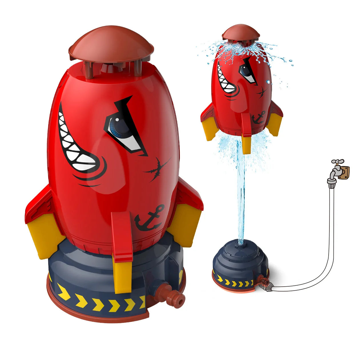 Juguete Aspersor Cohete Espacial