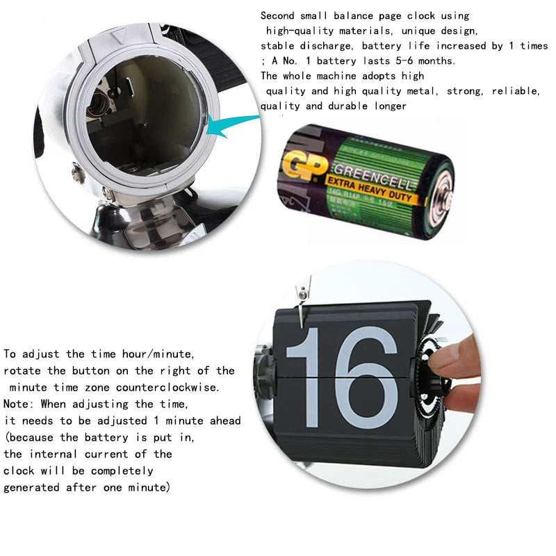 Reloj Escritorio Retro