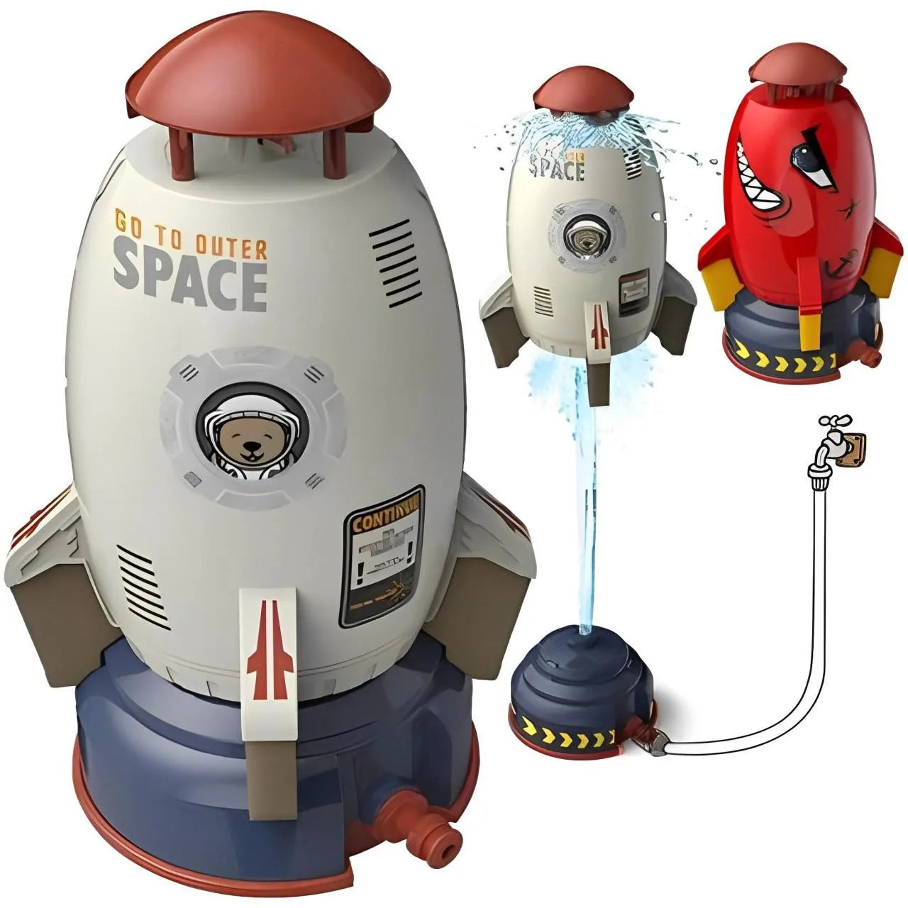 Juguete Aspersor Cohete Espacial