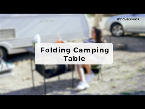 mesa de camping plegable