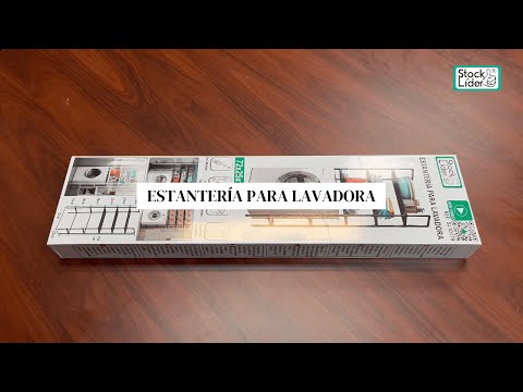 estantería para lavadora