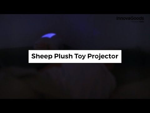 peluche con proyector de luces