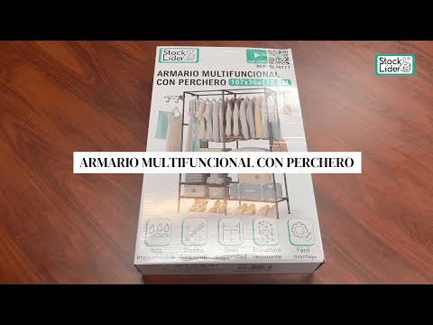 Armario vestidor abierto
