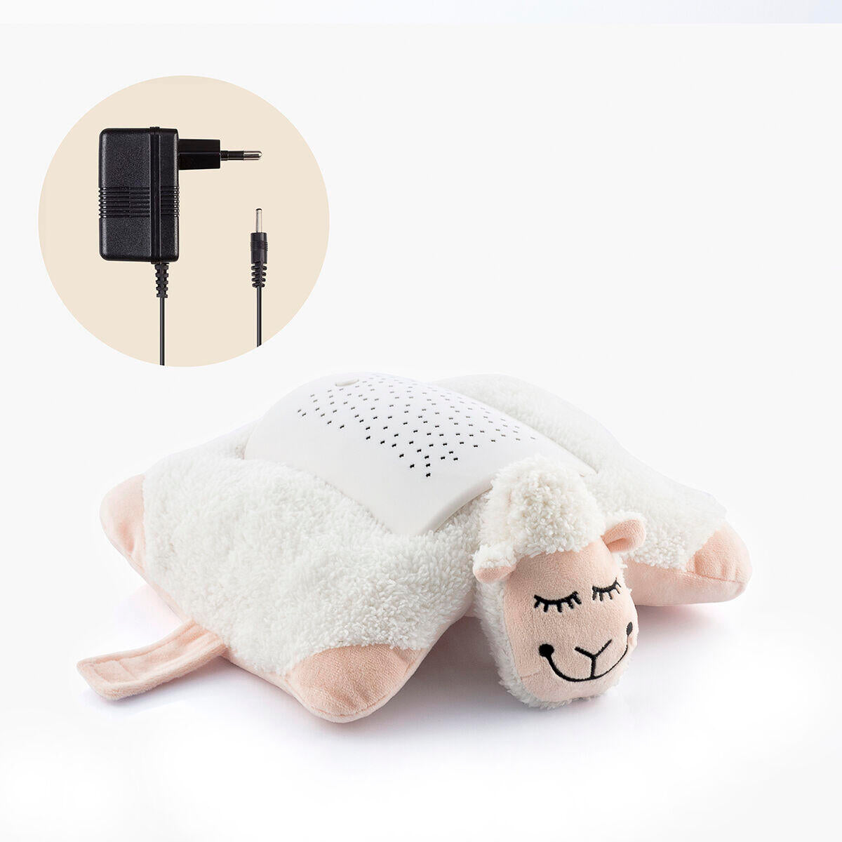 peluche con proyector de luces